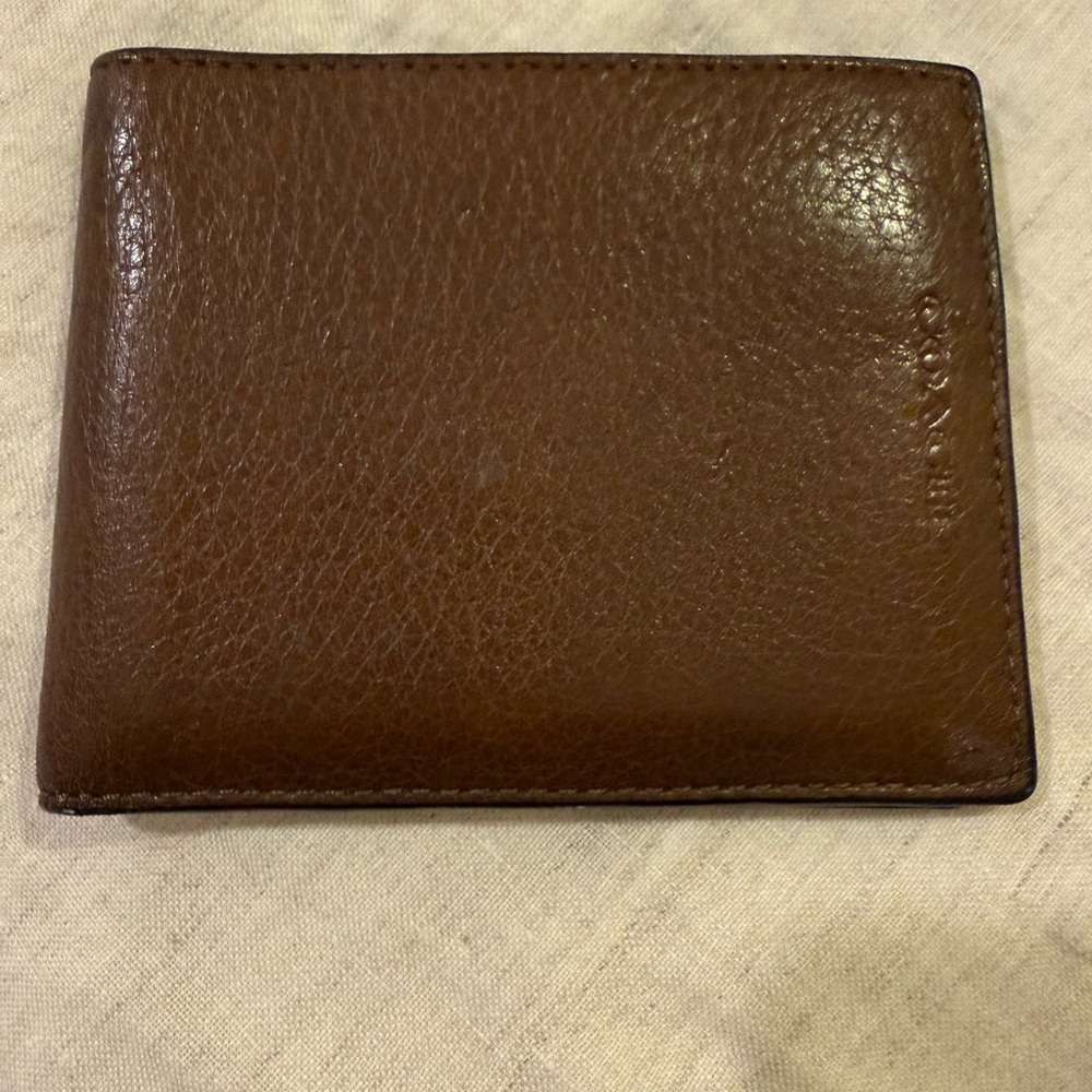Coach Men’s Brown Leather Bifold Wallet – Classic Style - Picture 3 of 8